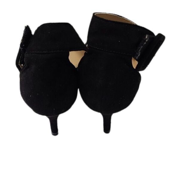 Versona Poited Toe Slingback Black Pumps Size 7 - Picture 4 of 8